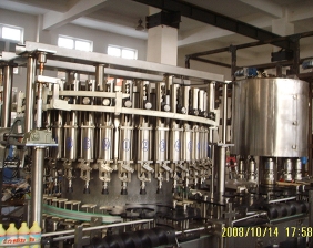 Guangzhou Li Bai detergent filling capping open-box packing sealing bundling stack line