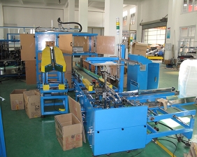 Unilever out of the box sealing carton stacking line